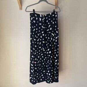 Artizia | Amelie Skirt - Navy and white buttoned skirt